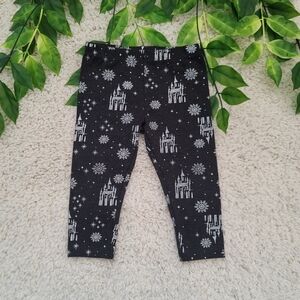 Baby Girl Disney Castle & Snowflake Pants (12-18 Months)
